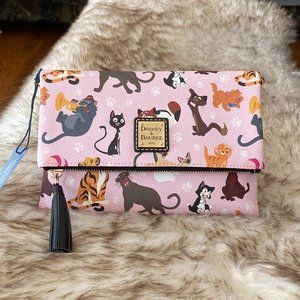 NWT Dooney & Bourke Disney Cats Foldover Crossbody Handbag